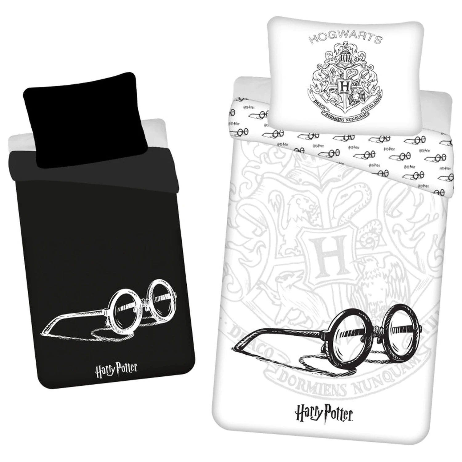 Harry Potter brýle Svítící ve tmě povlak na přikrývku fotografii produktu