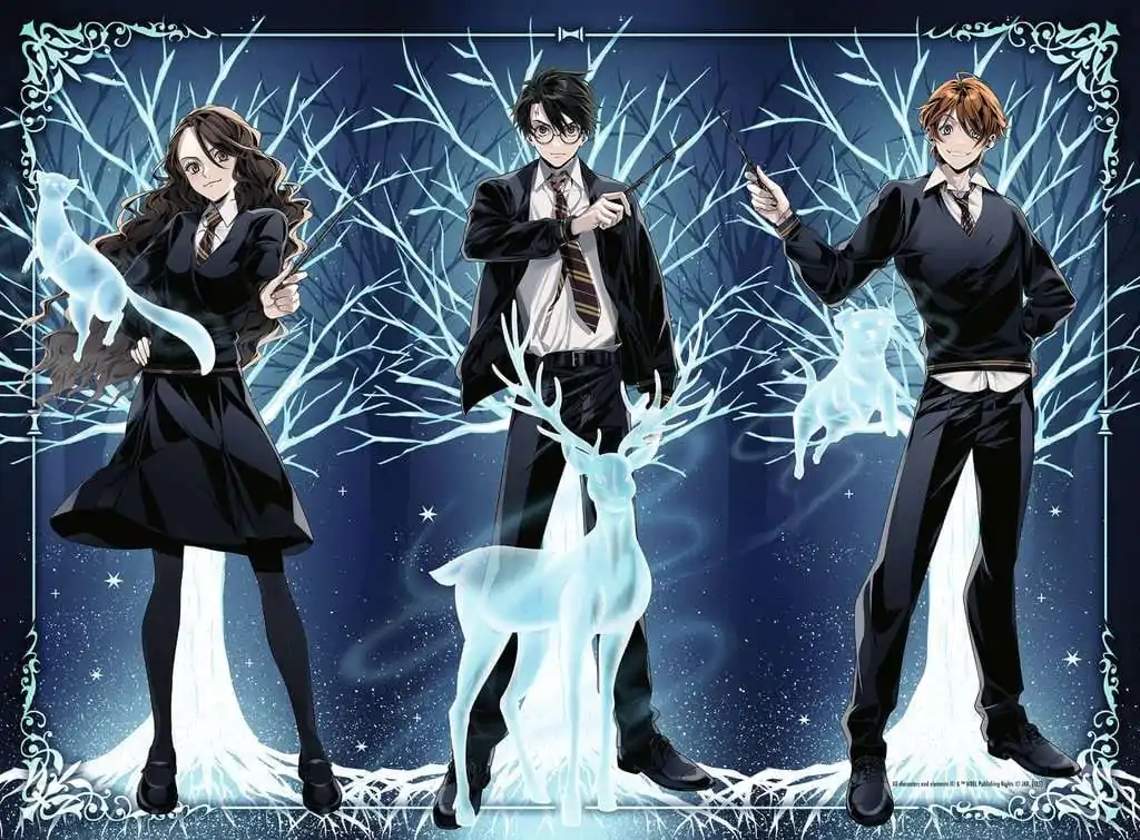 Harry Potter Svítící ve tmě Puzzle Glowing Patronus (500 dílků) fotografii produktu