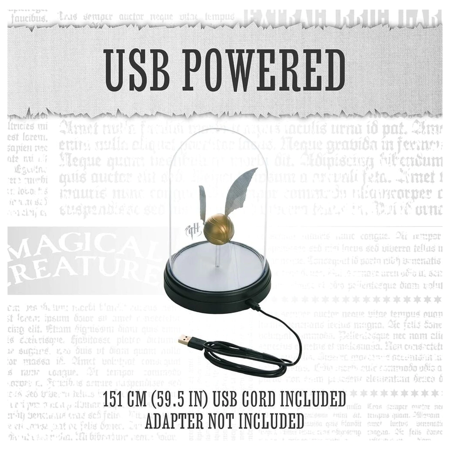 Harry Potter Golden Snitch Světlo fotografii produktu