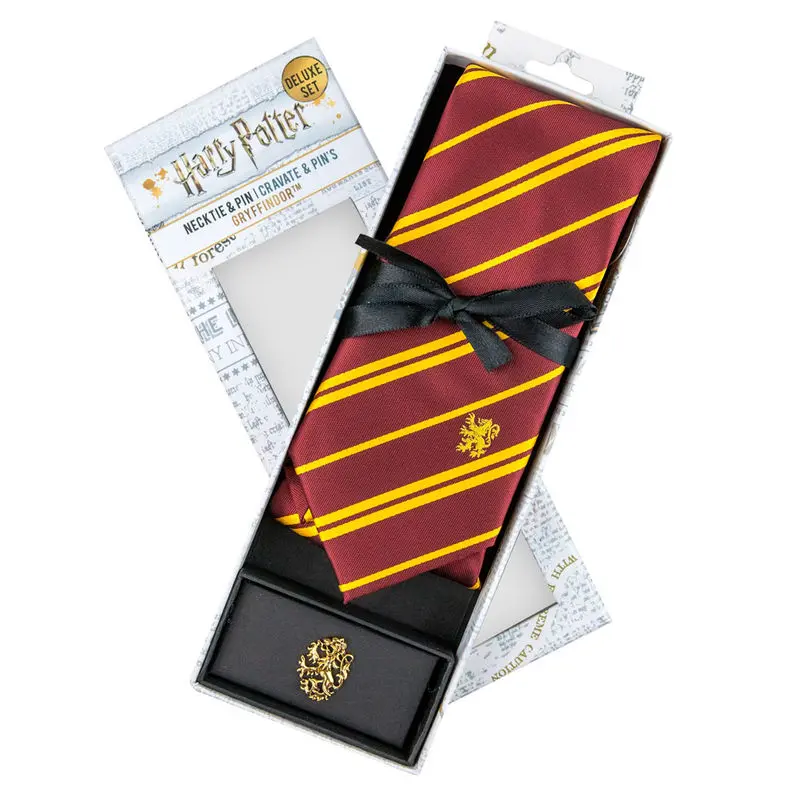 Harry Potter Kravata & Kovová placka Deluxe Box Gryffindor fotografii produktu