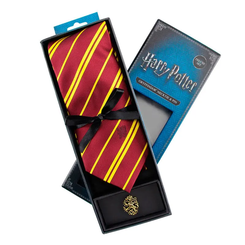 Harry Potter Kravata & Kovová placka Deluxe Box Gryffindor fotografii produktu