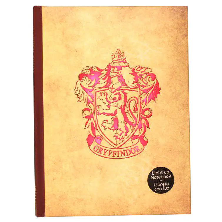 Harry Potter Gryffindor notebook se světlem fotografii produktu