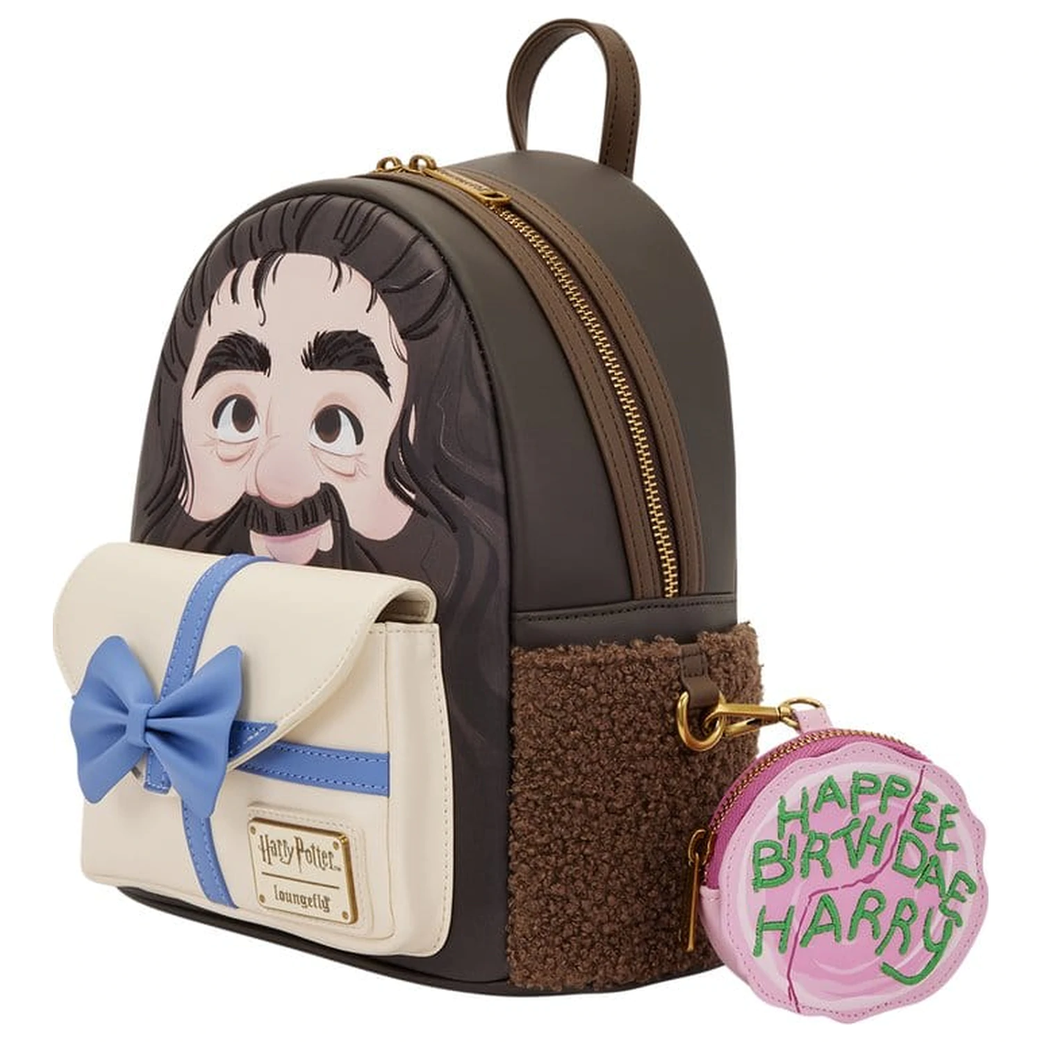 Harry Potter by Loungefly Mini batoh s taškou na mince Hagrid Birthday Cake fotografii produktu