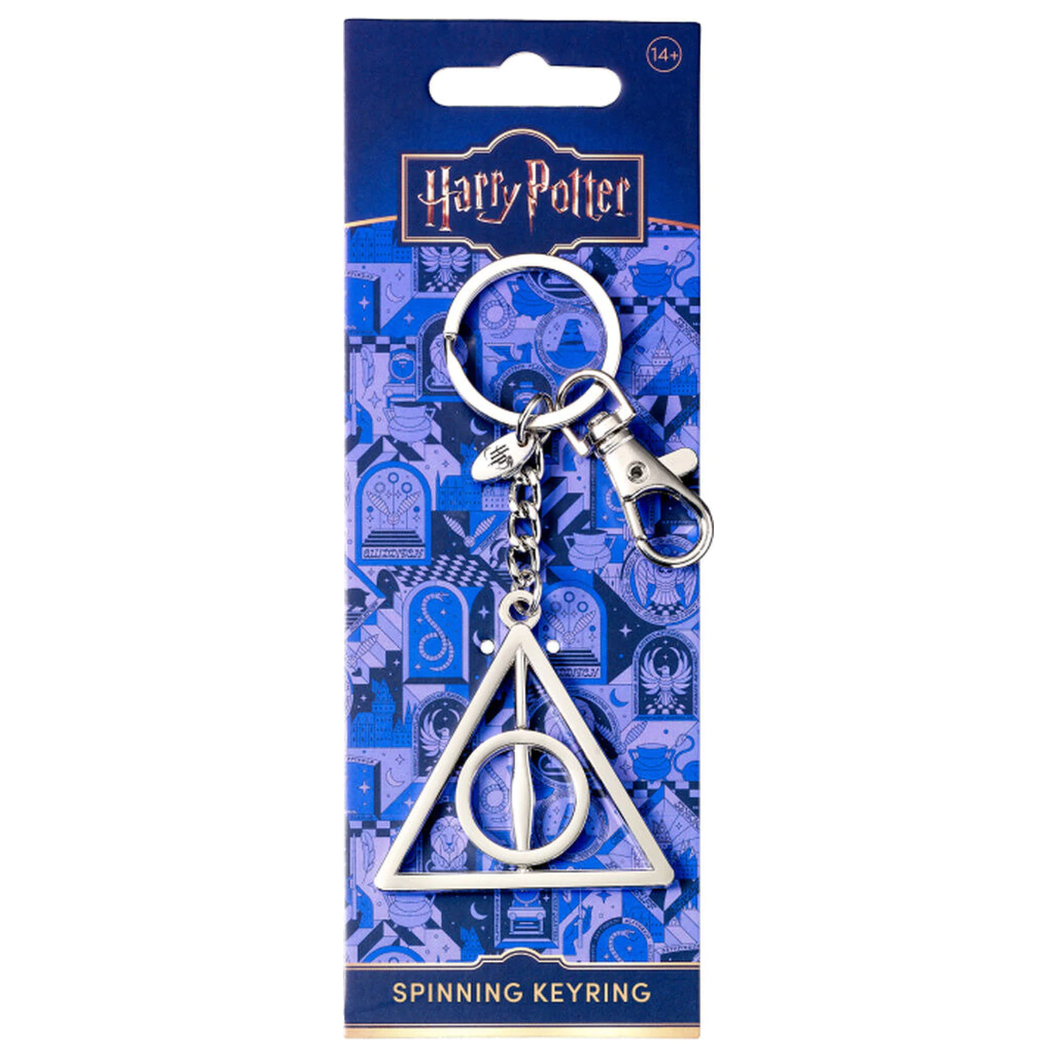 Harry Potter Deathly Hallows otáčivá klíčenka fotografii produktu