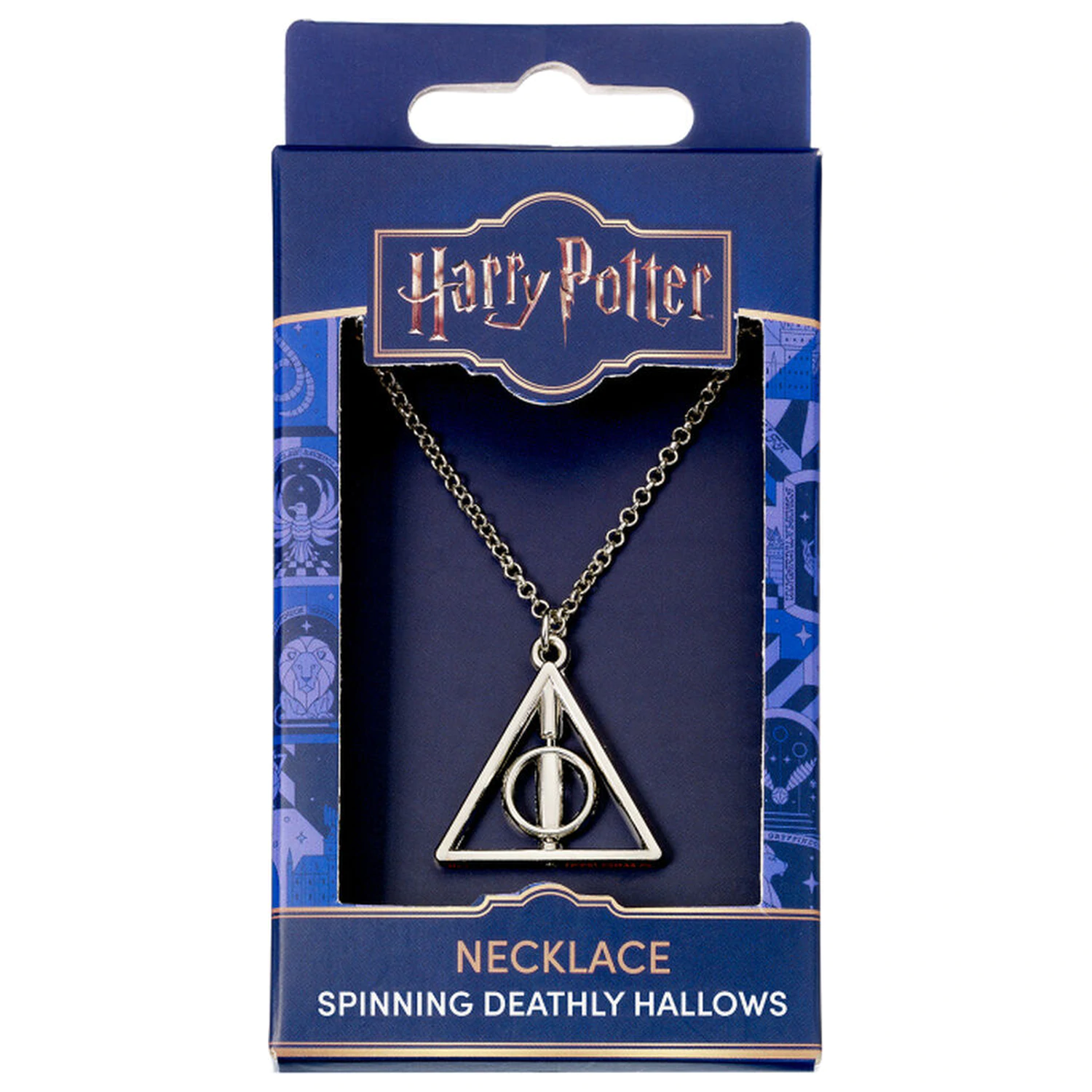 Harry Potter Deathly Hallows otáčivý náhrdelník fotografii produktu