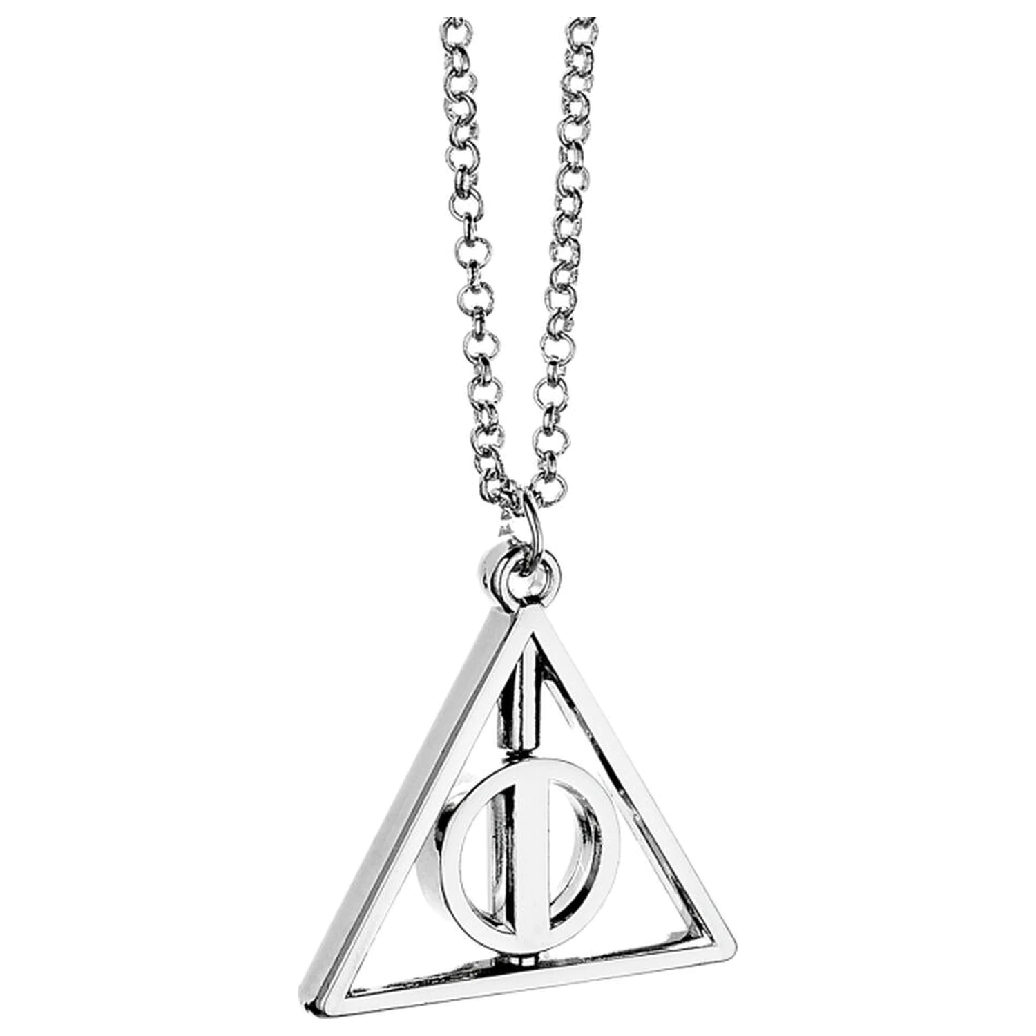 Harry Potter Deathly Hallows otáčivý náhrdelník fotografii produktu