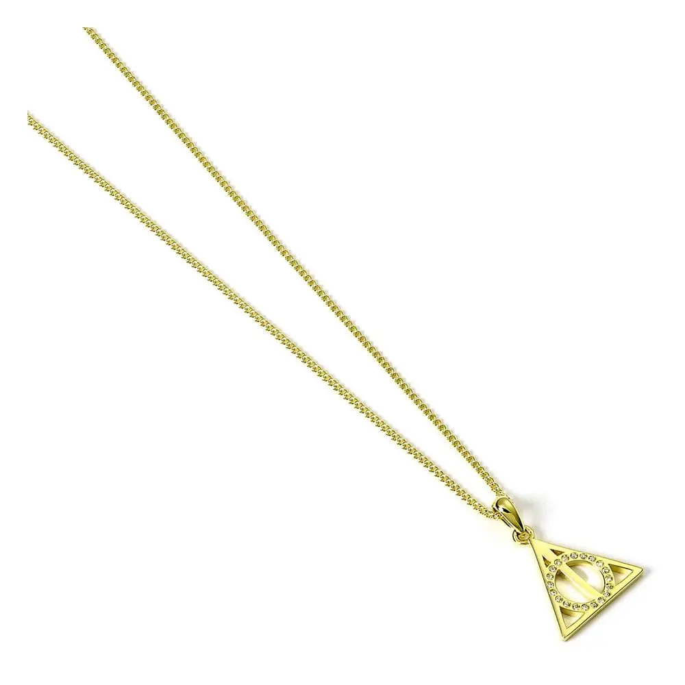 Harry Potter Náhrdelník Deathly Hallows (pozlacený) fotografii produktu