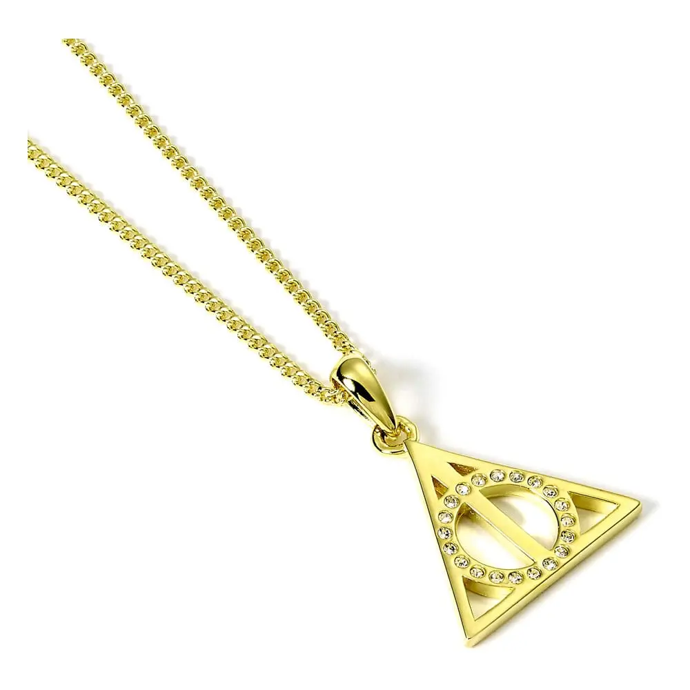 Harry Potter Náhrdelník Deathly Hallows (pozlacený) fotografii produktu