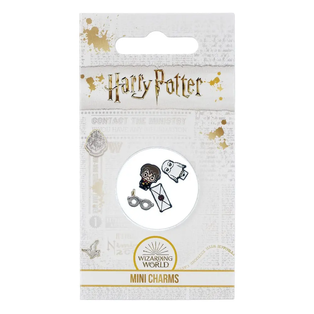 Harry Potter Sada minipřívěsků 4 ks Harry (Postříbřeno) fotografii produktu