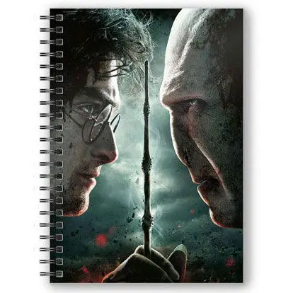 Harry Potter Notebook with 3D-Effect Harry Potter vs. Voldemort – Zápisník fotografii produktu