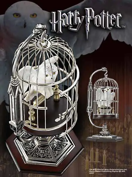 Harry Potter miniaturní Hedwig a klec fotografii produktu