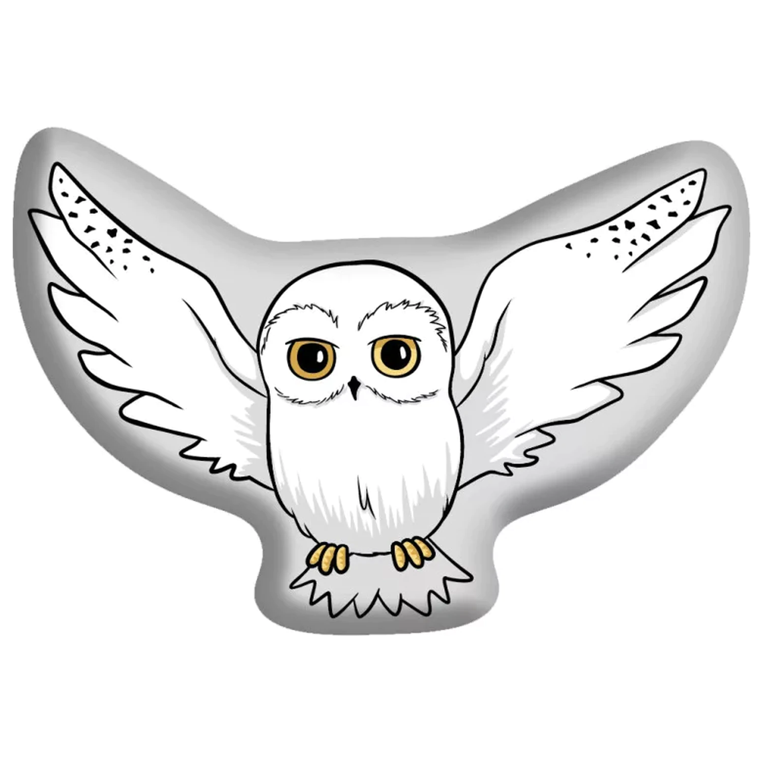 Harry Potter Hedwig Flying Tvarovaný polštář, Dekorační polštář 43x30 cm fotografii produktu