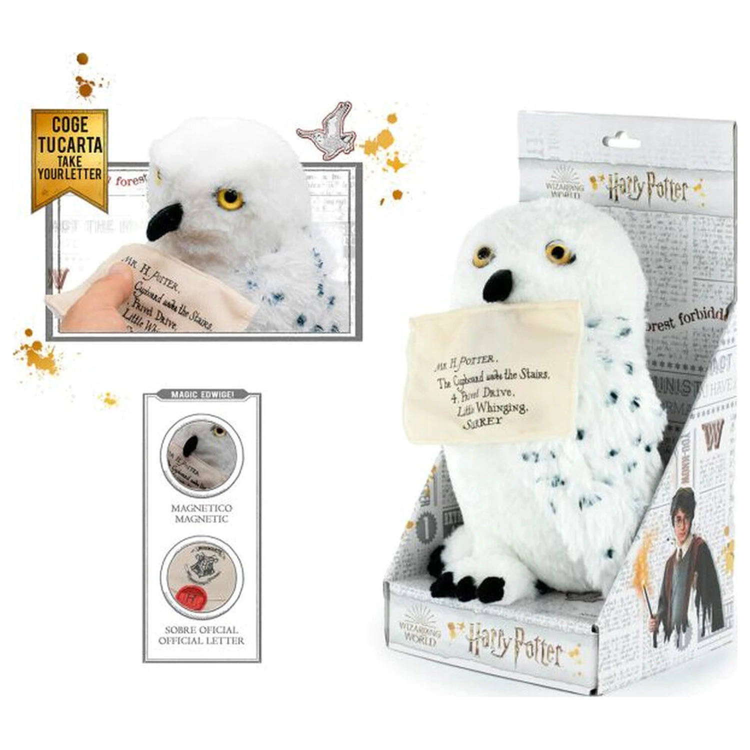 Harry Potter Hedwig Sova plyšová hračka 30cm fotografii produktu