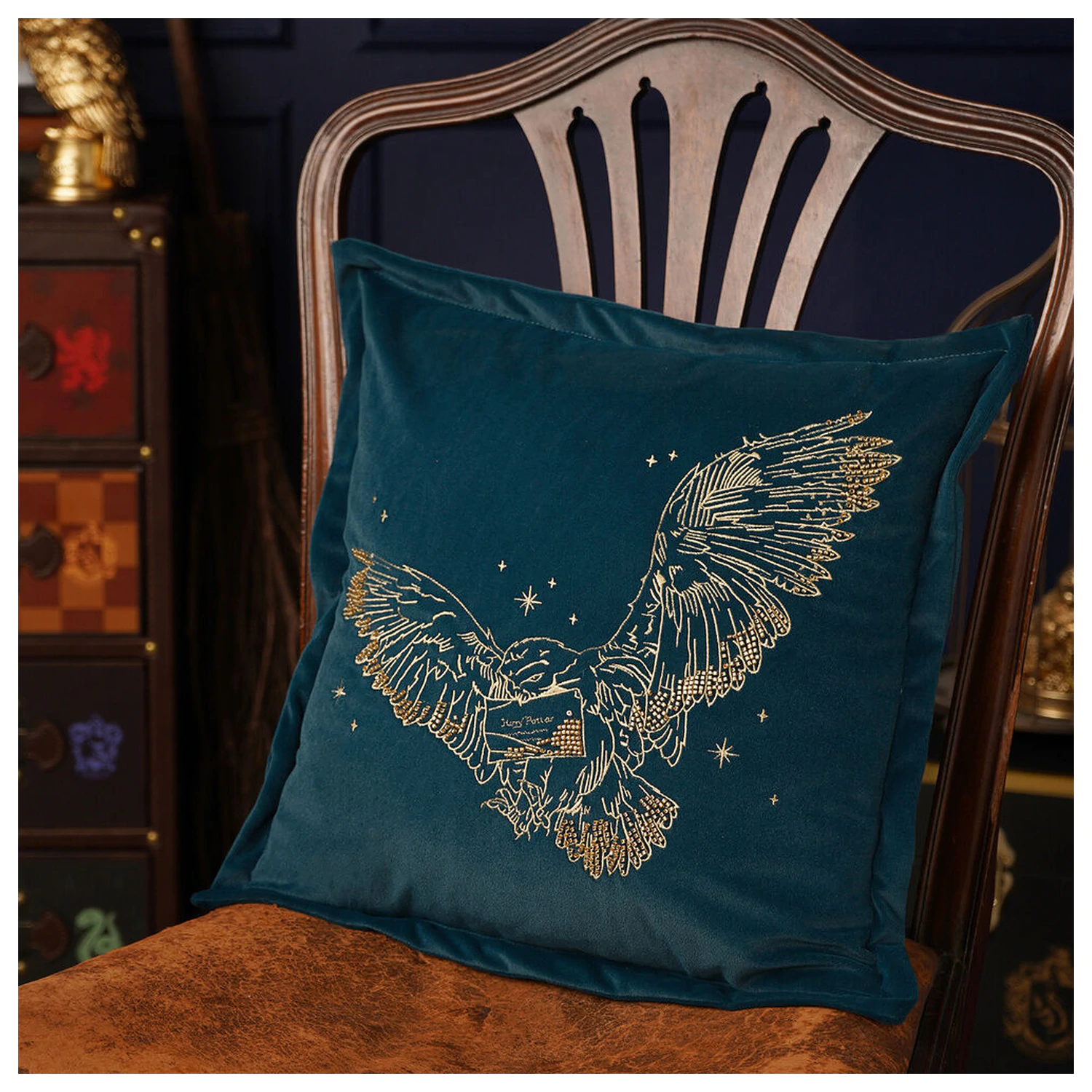 Harry Potter Hedwig sametový polštář fotografii produktu