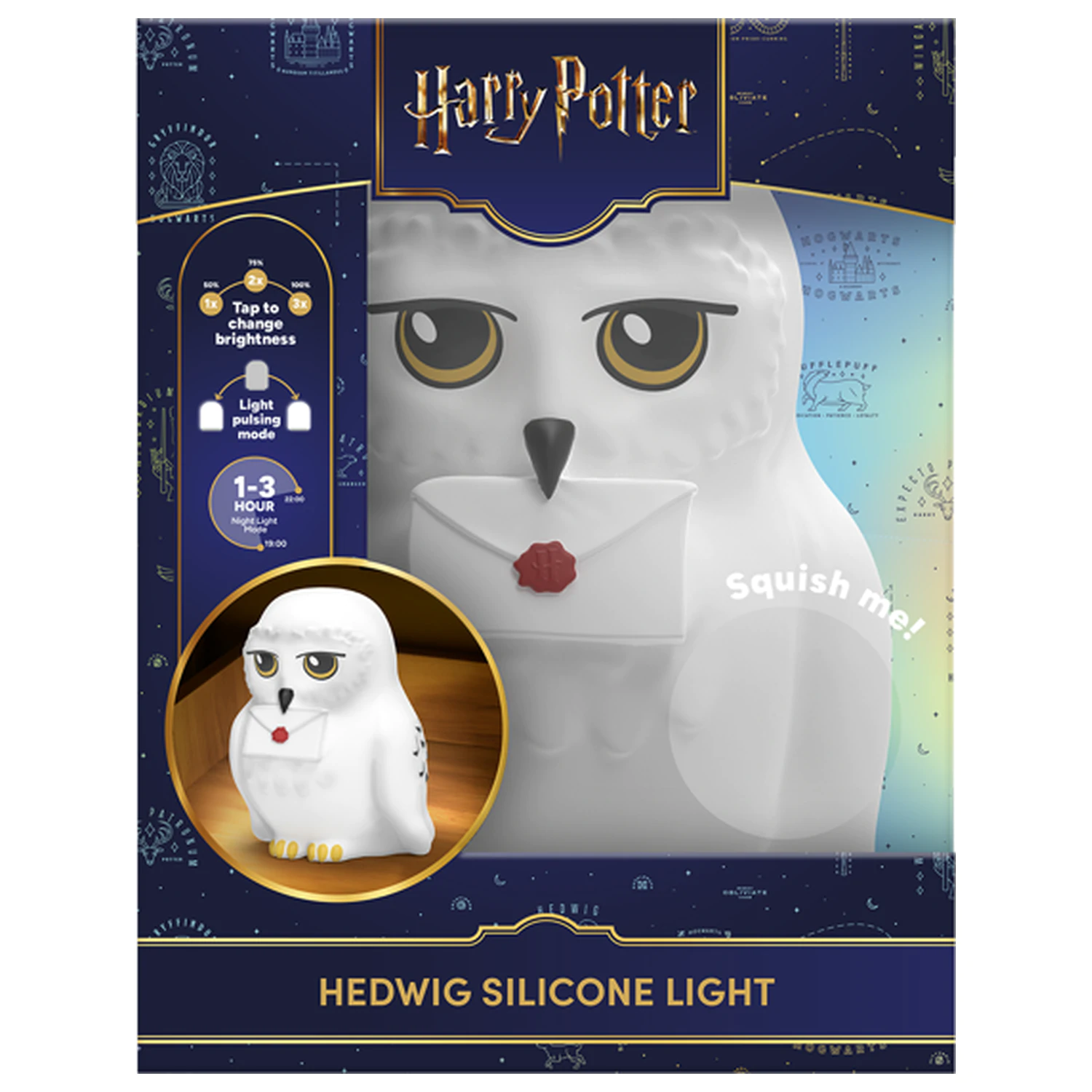 Harry Potter Hedwig 'SquishyGlo' Dekorační světlo dobíjecí fotografii produktu