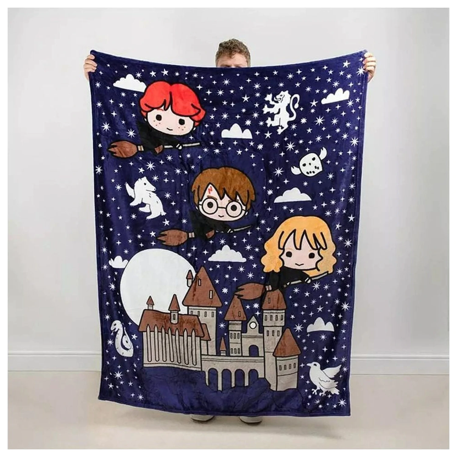 Harry Potter Hogwarts deka a polštář 2 v 1 fotografii produktu