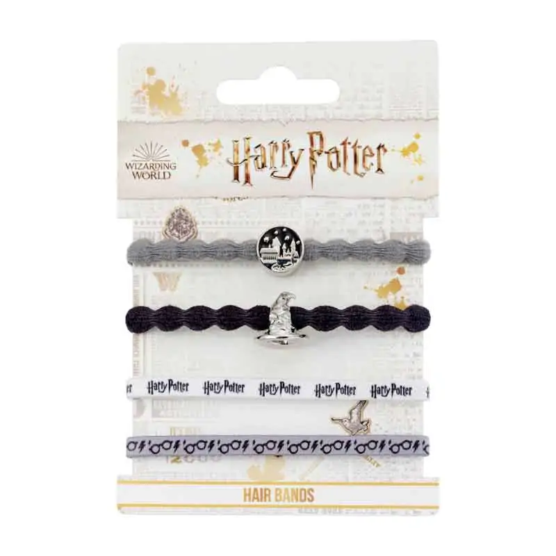 Harry Potter Hogwarts balení 4 gumičky do vlasů fotografii produktu