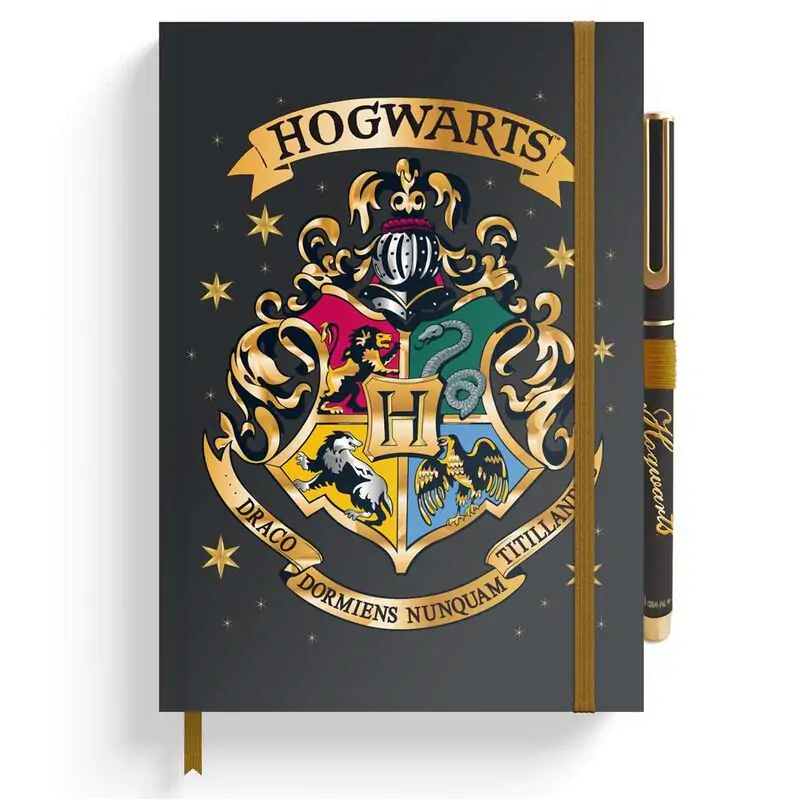 Harry Potter Hogwarts A5 prémiový zápisník + pero fotografii produktu