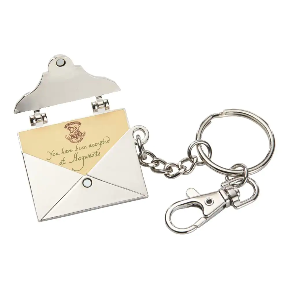 Harry Potter Metal Keychain Hogwarts Acceptance Letter / Kovová klíčenka Bradavická pozvánka fotografii produktu