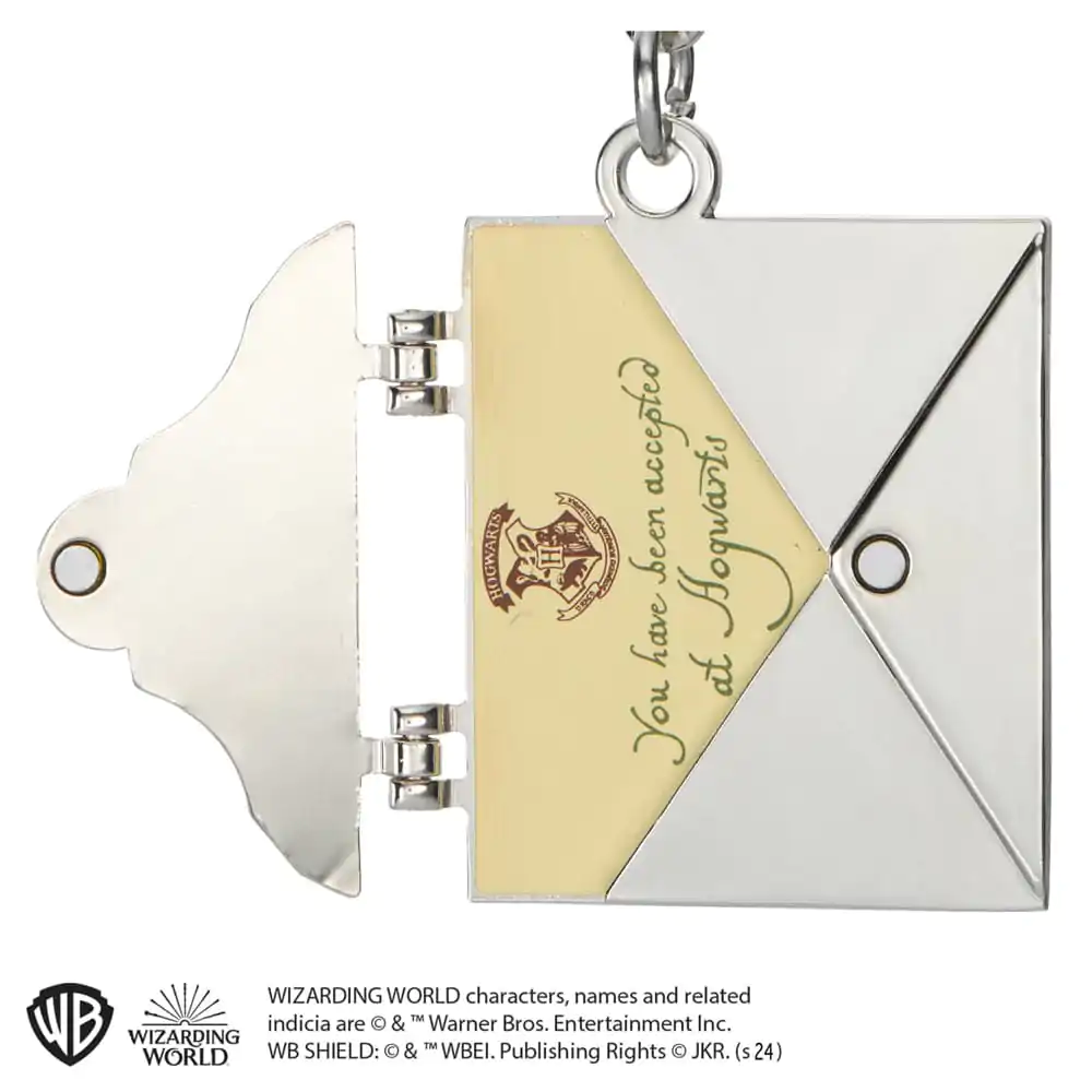 Harry Potter Metal Keychain Hogwarts Acceptance Letter / Kovová klíčenka Bradavická pozvánka fotografii produktu