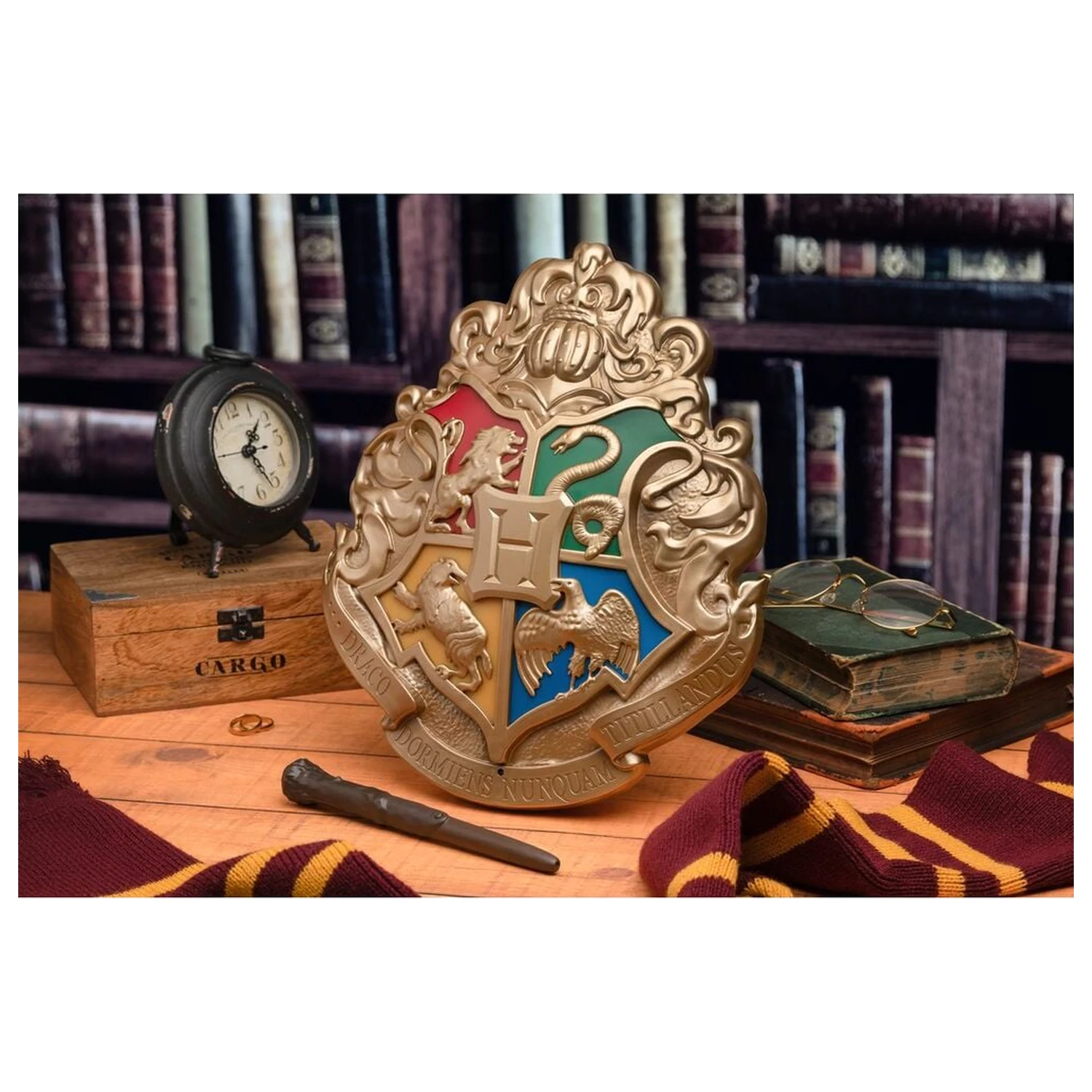 Harry Potter Bradavický erb Světlo fotografii produktu