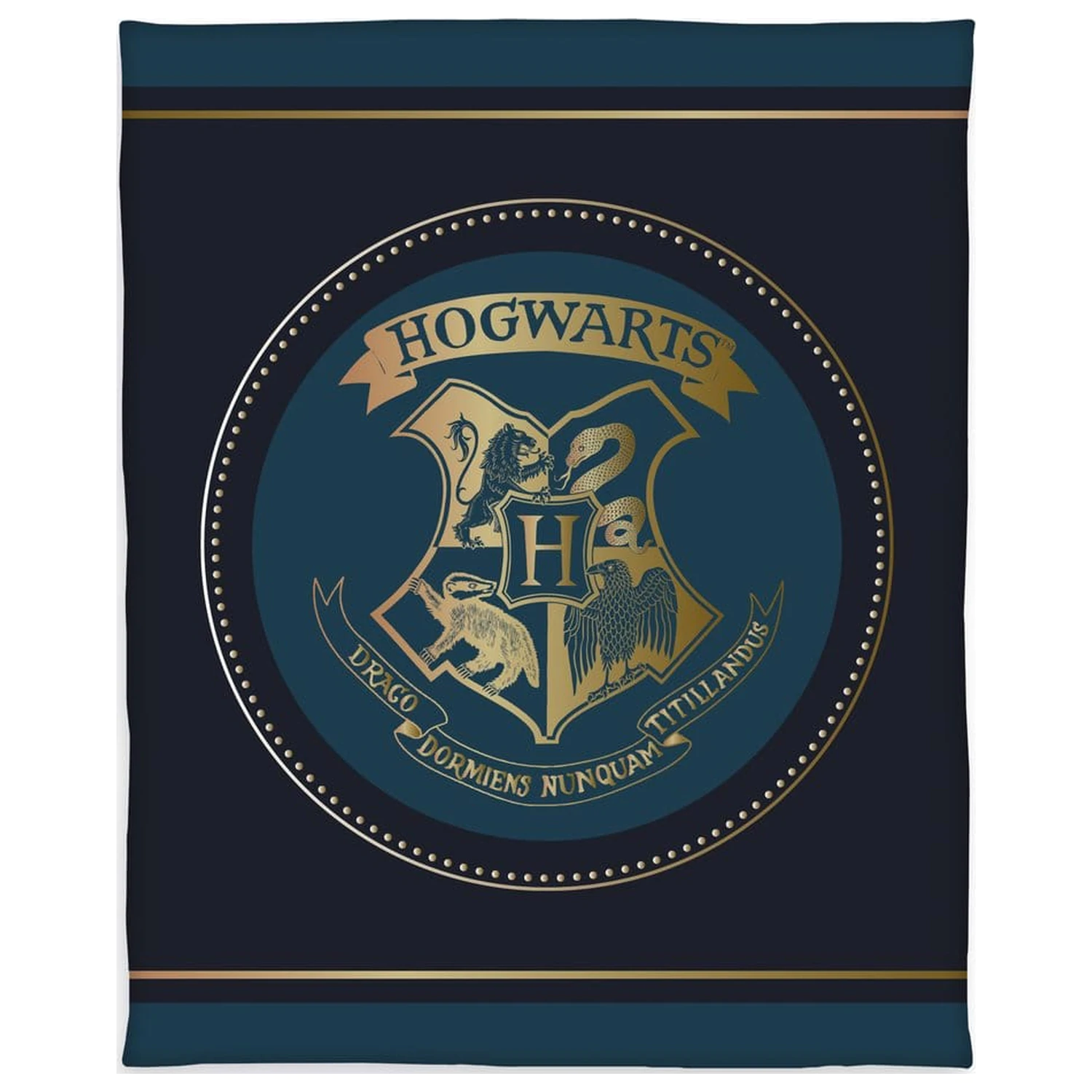Harry Potter fleecová deka Hogwarts Crest 130 x 160 cm fotografii produktu