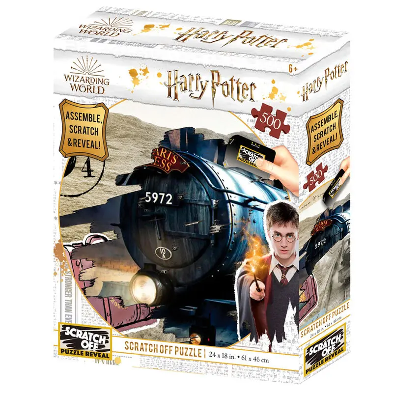 Harry Potter Hogwarts Express Scratch Off puzzle 500 dílků fotografii produktu