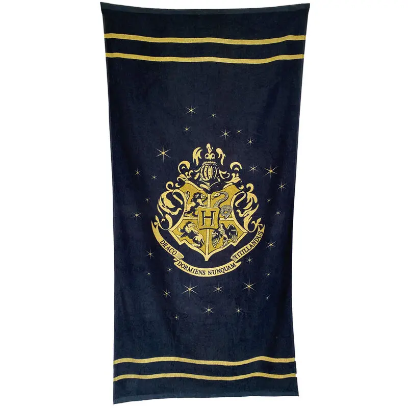 Harry Potter Ručník Hogwarts Gold Crest 150 x 75 cm fotografii produktu