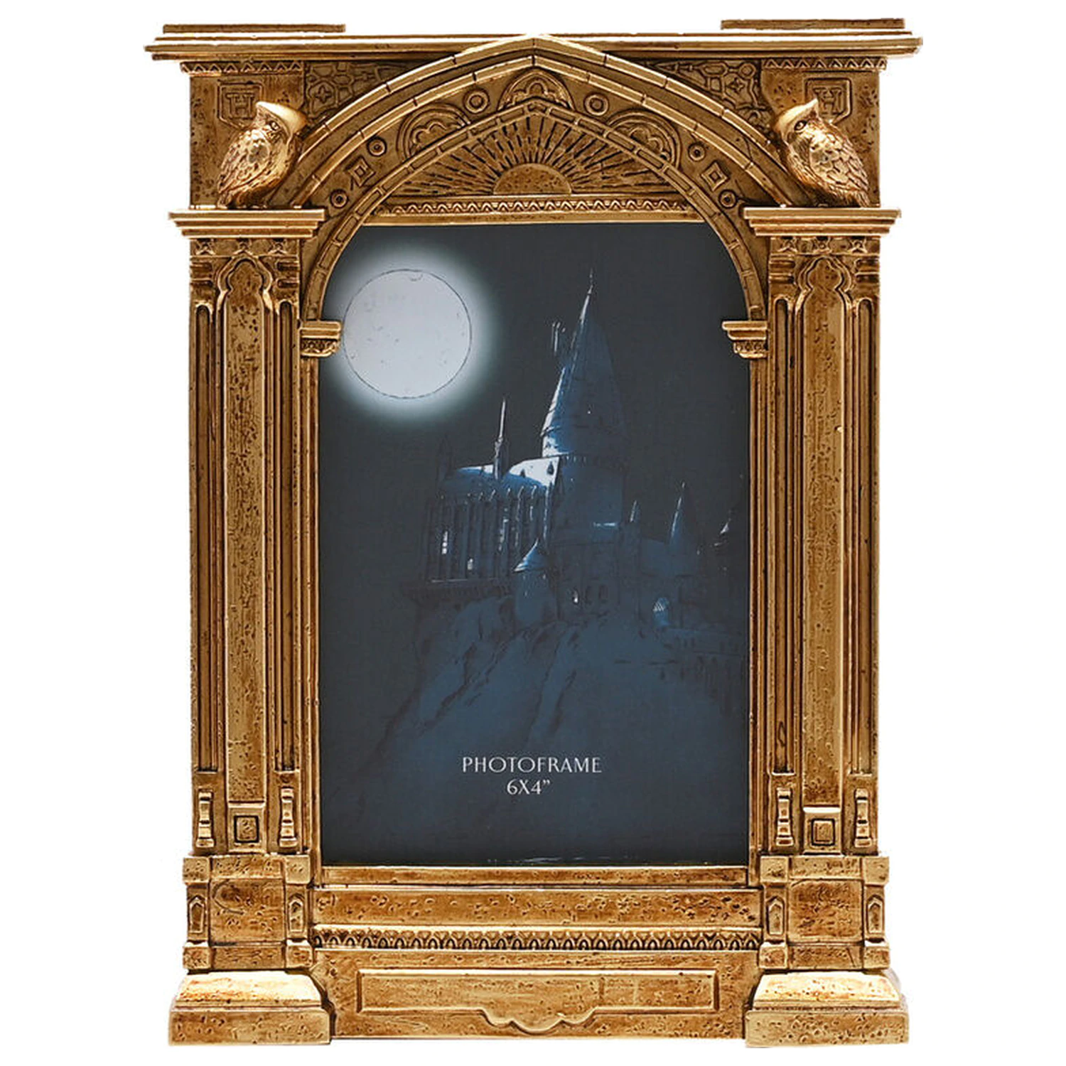 Harry Potter Hogwarts zlatý fotorámeček fotografii produktu