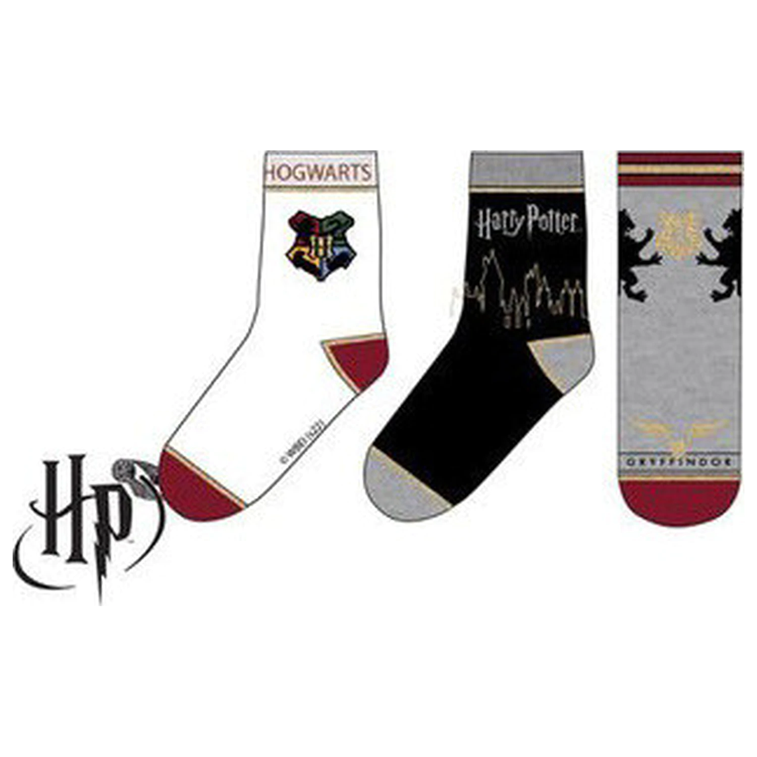 Harry Potter Hogwarts Dětské Ponožky 27/30 fotografii produktu