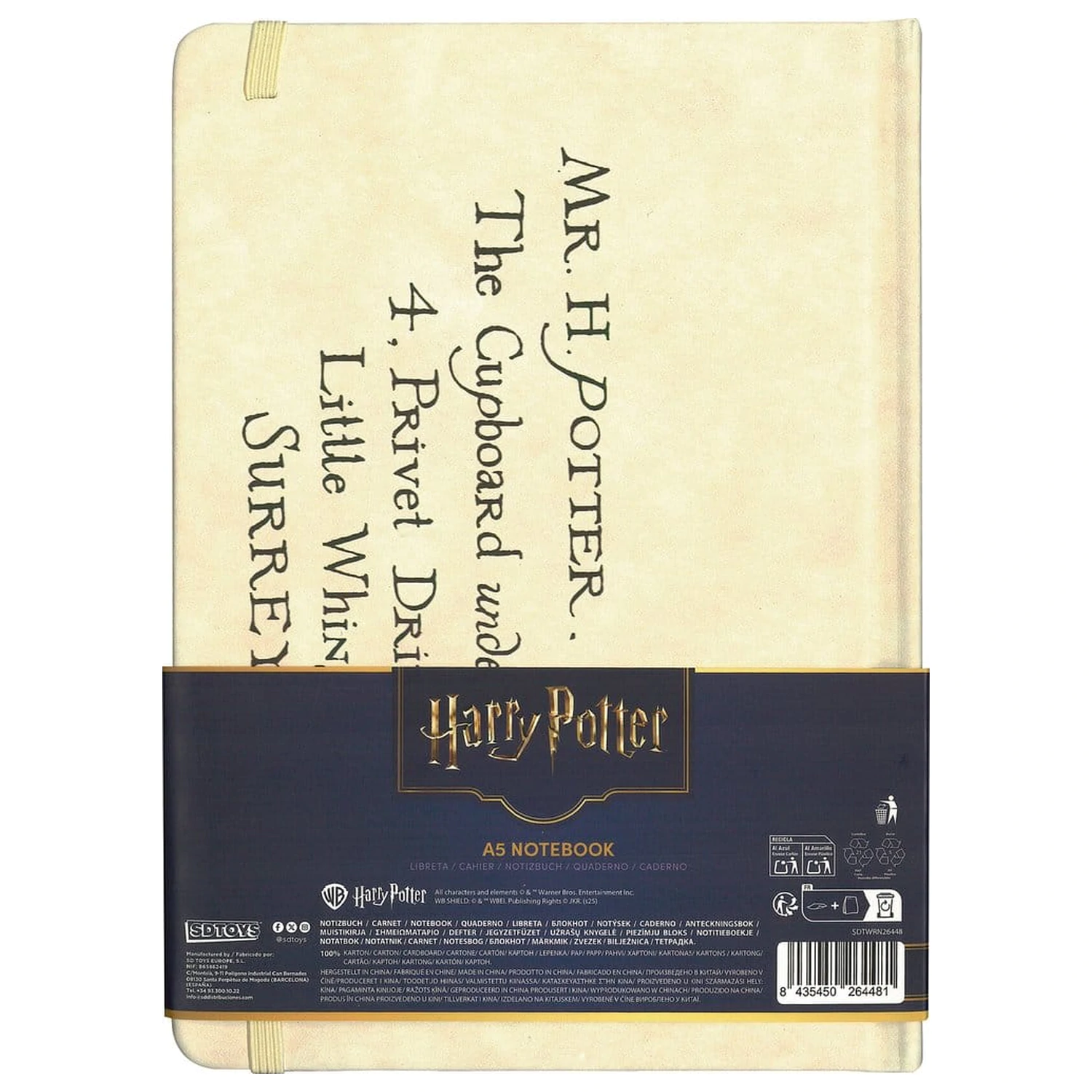 Harry Potter Pevná vazba Zápisník dopis z Bradavic 21 cm fotografii produktu