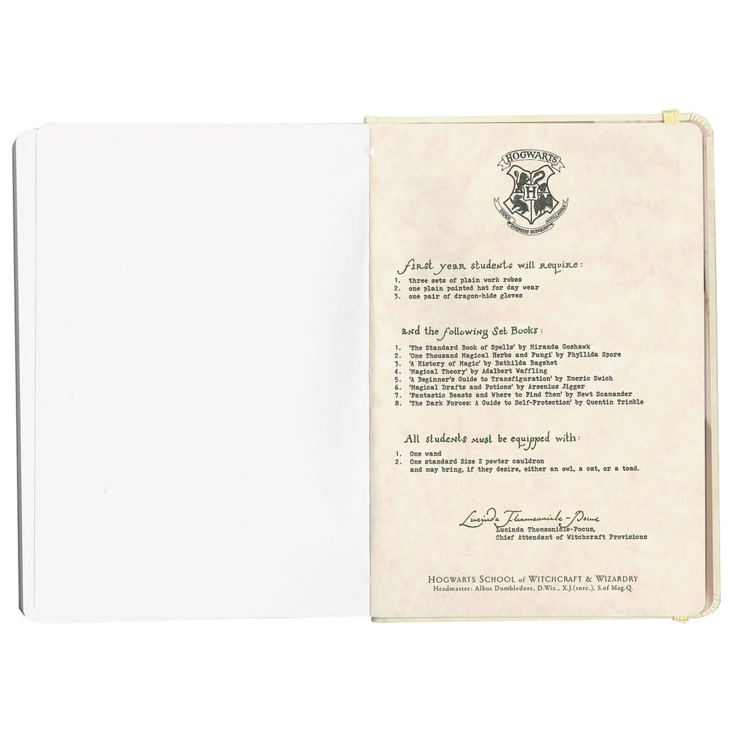 Harry Potter Pevná vazba Zápisník dopis z Bradavic 21 cm fotografii produktu