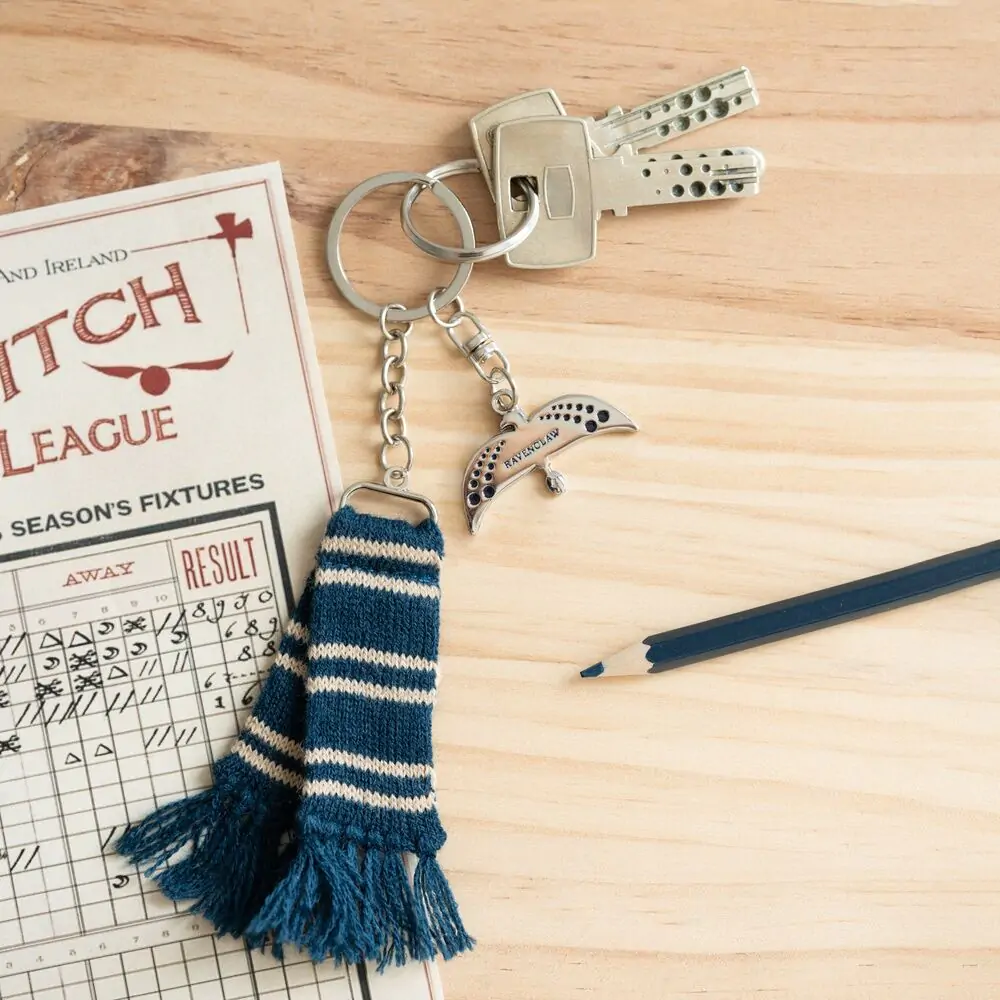 Harry Potter Ravenclaw scarf keychain - klíčenka s šálou fotografii produktu