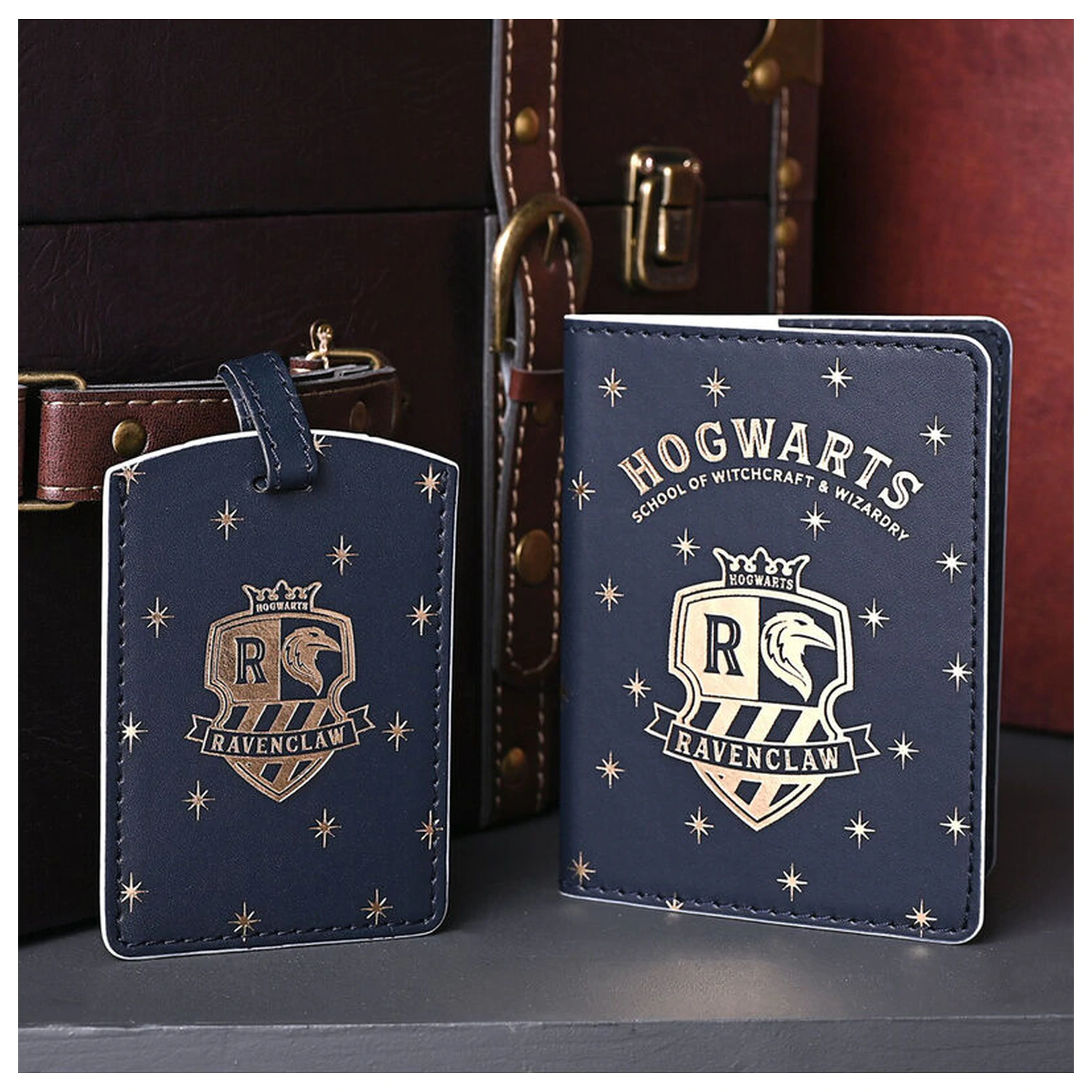 Harry Potter Ravenclaw obal na cestovní pas a štítek na zavazadlo fotografii produktu