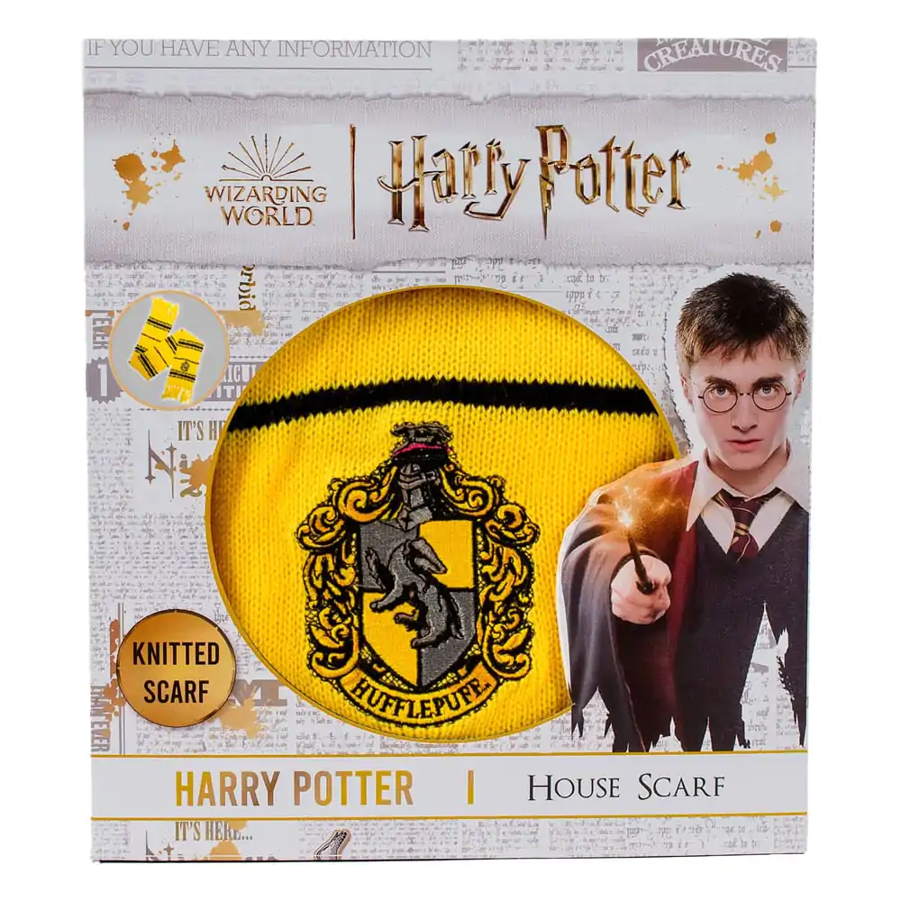 Harry Potter Scarf Hufflepuff Thin Stripes (Boxed) 160 cm Šála fotografii produktu