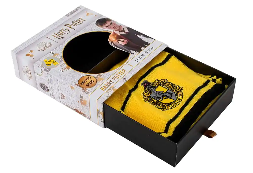 Harry Potter Scarf Hufflepuff Thin Stripes (Boxed) 160 cm Šála fotografii produktu