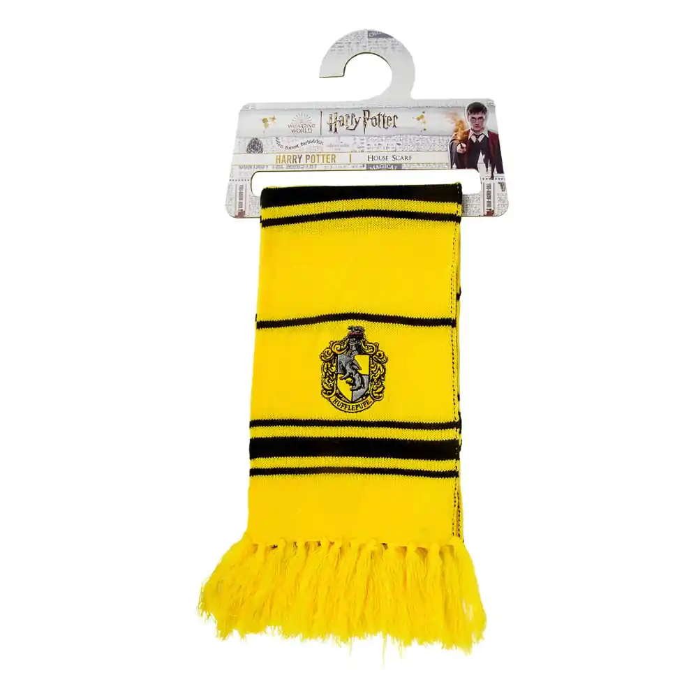 Harry Potter Scarf Hufflepuff Thin Stripes (Hanger) 160 cm – šála fotografii produktu