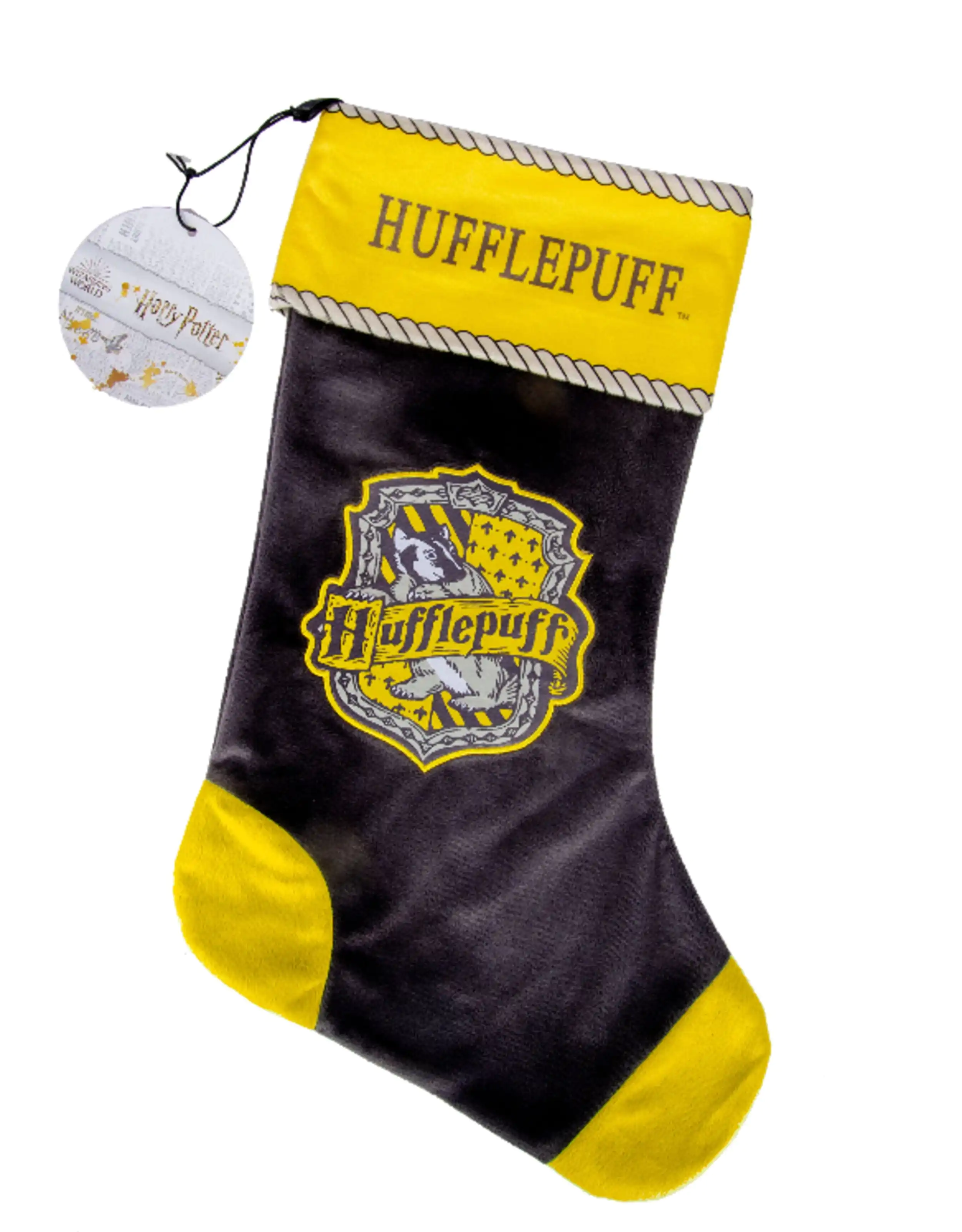 Harry Potter Vánoční Punčocha Hufflepuff 45 cm fotografii produktu