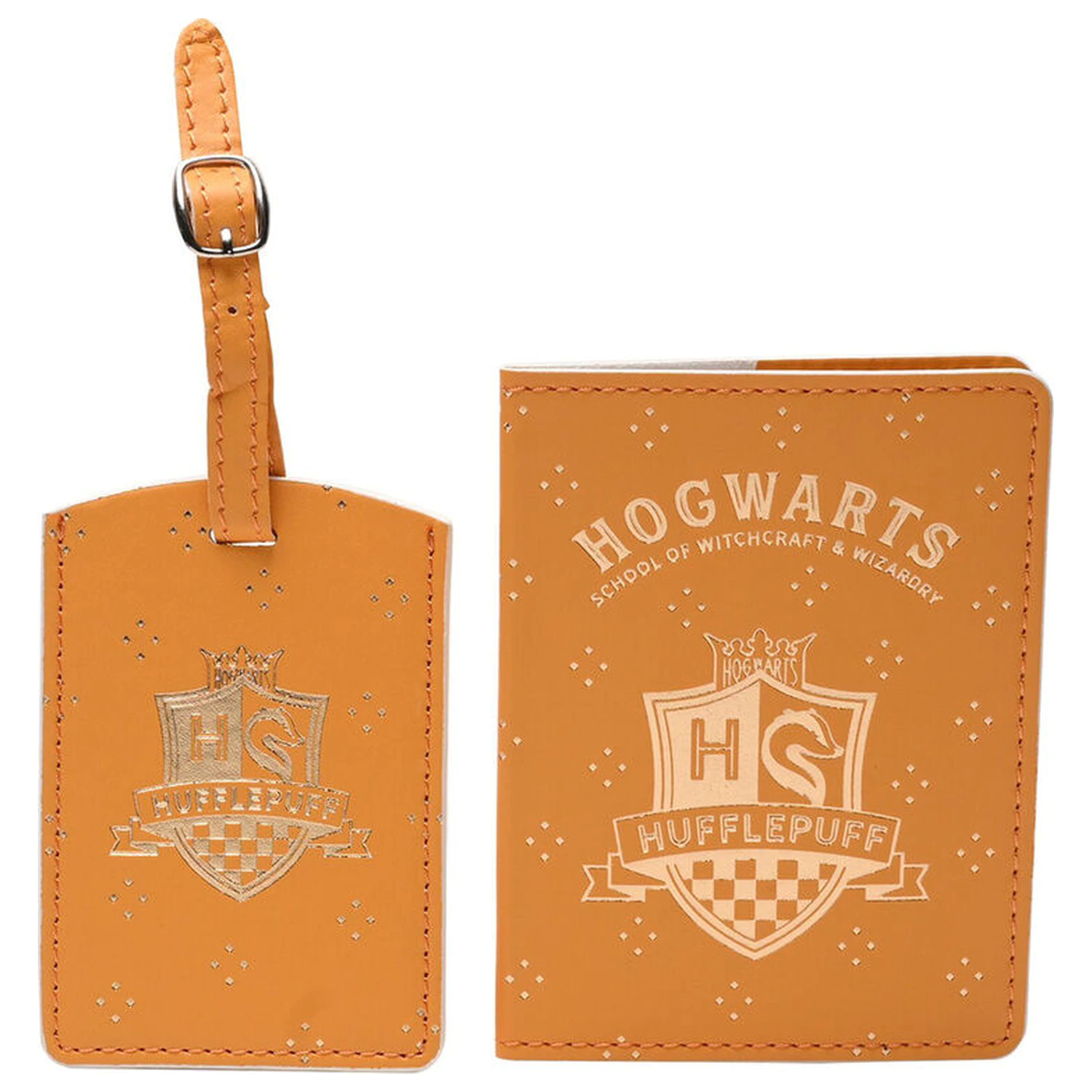 Harry Potter Hufflepuff držák na pas a jmenovka na zavazadlo fotografii produktu
