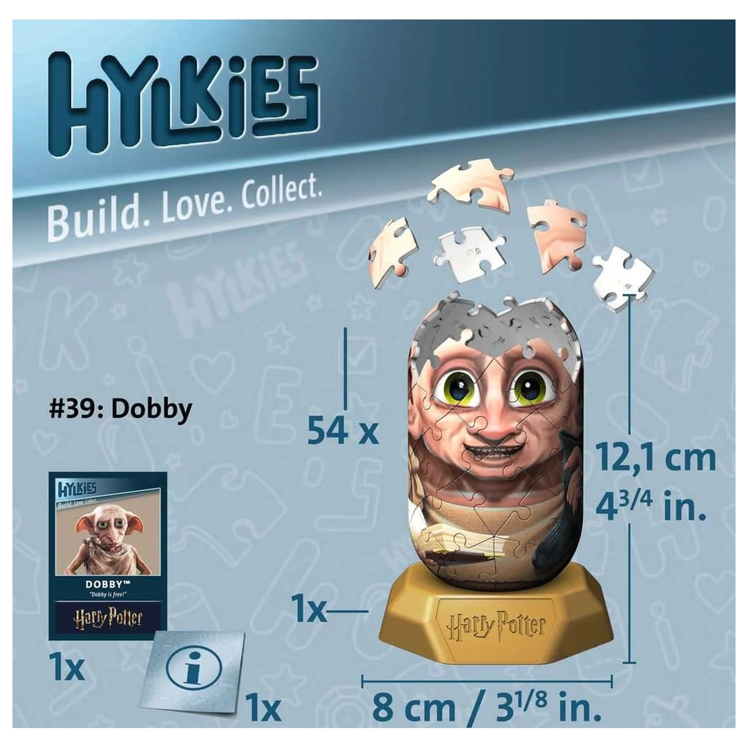 Harry Potter Hylkies 3D skládačka #39 Dobby 12 cm fotografii produktu