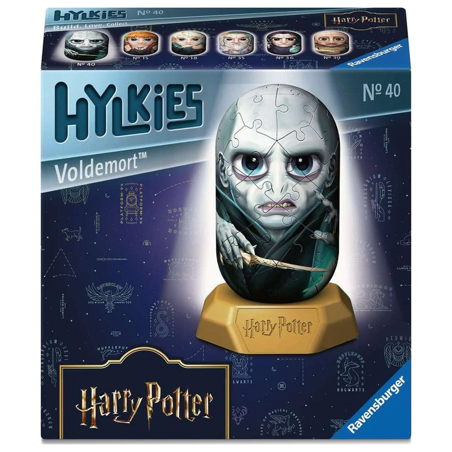 Harry Potter Hylkies 3D skládačka #40 Voldemort 12 cm fotografii produktu