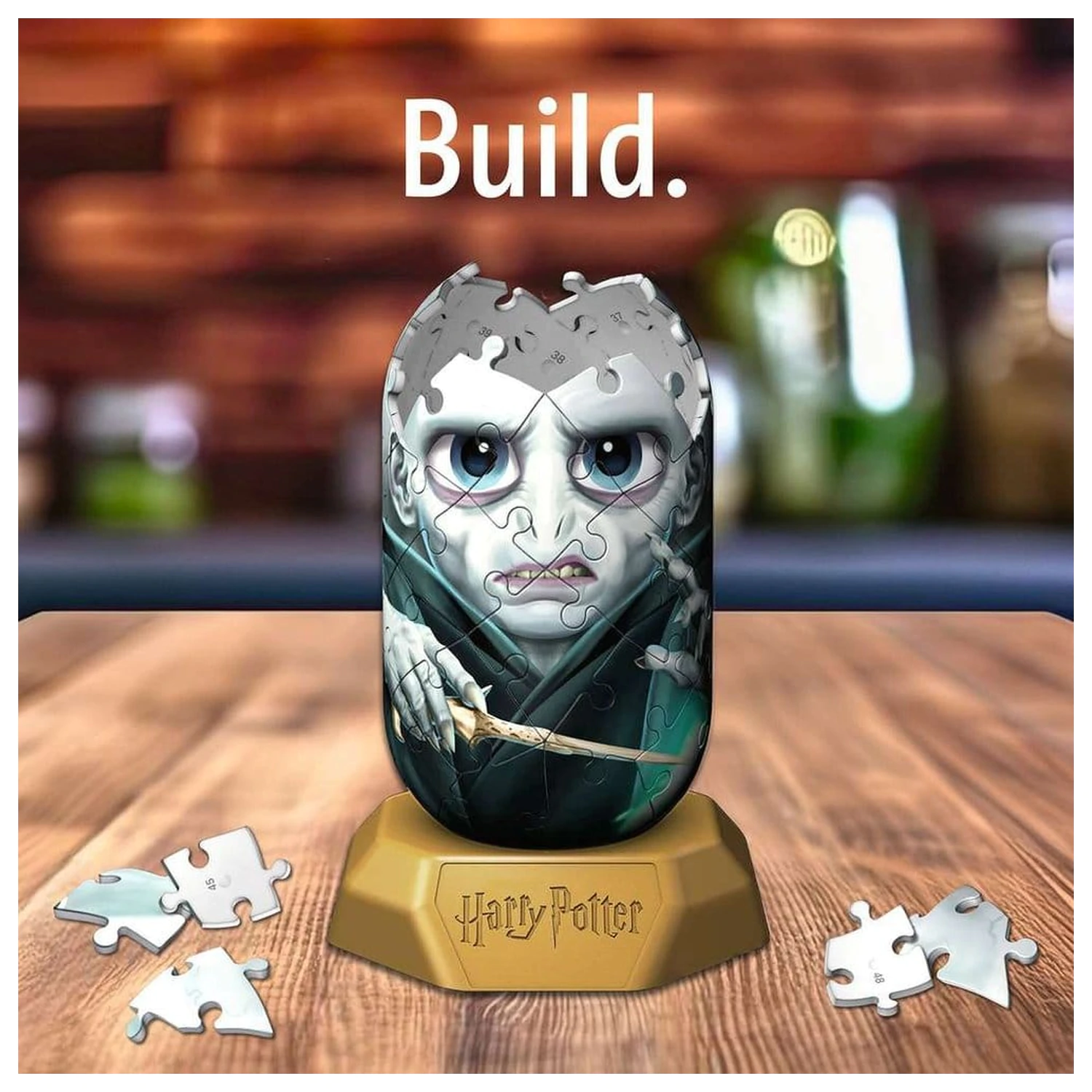 Harry Potter Hylkies 3D skládačka #40 Voldemort 12 cm fotografii produktu