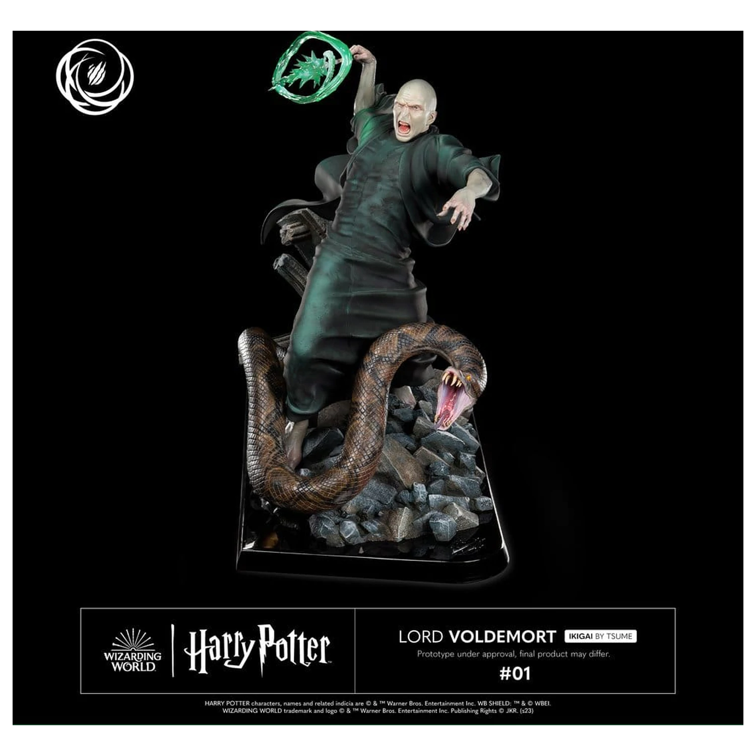Harry Potter IKIGAI Figure 1/6 Lord Voldemort 32 cm fotografii produktu