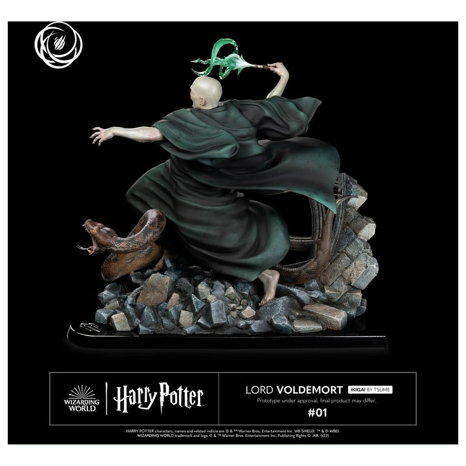 Harry Potter IKIGAI Figure 1/6 Lord Voldemort 32 cm fotografii produktu