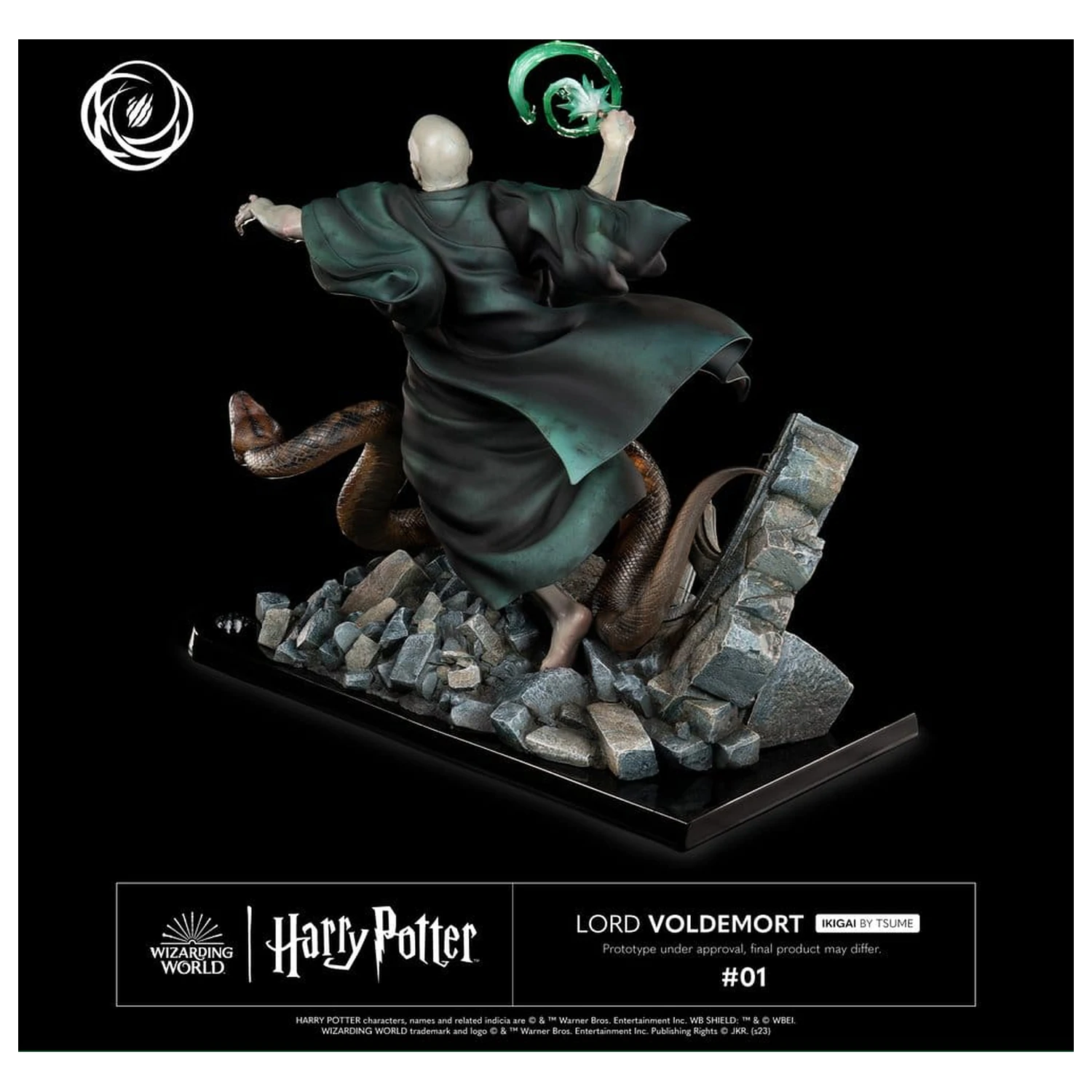 Harry Potter IKIGAI Figure 1/6 Lord Voldemort 32 cm fotografii produktu