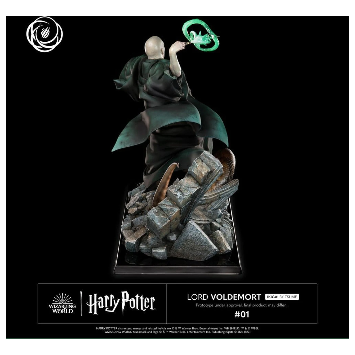 Harry Potter IKIGAI Figure 1/6 Lord Voldemort 32 cm fotografii produktu