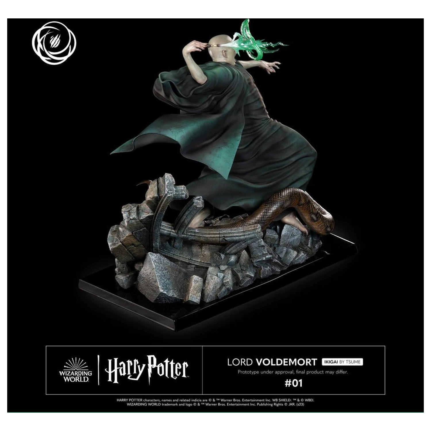 Harry Potter IKIGAI Figure 1/6 Lord Voldemort 32 cm fotografii produktu