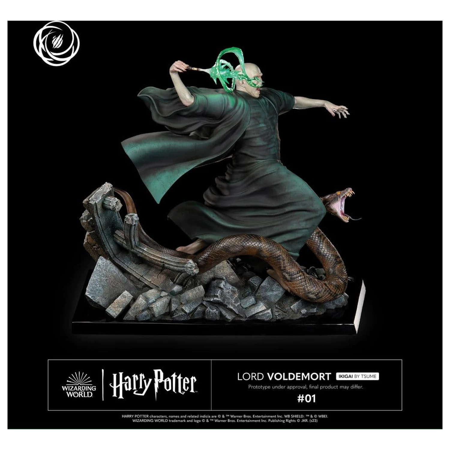 Harry Potter IKIGAI Figure 1/6 Lord Voldemort 32 cm fotografii produktu