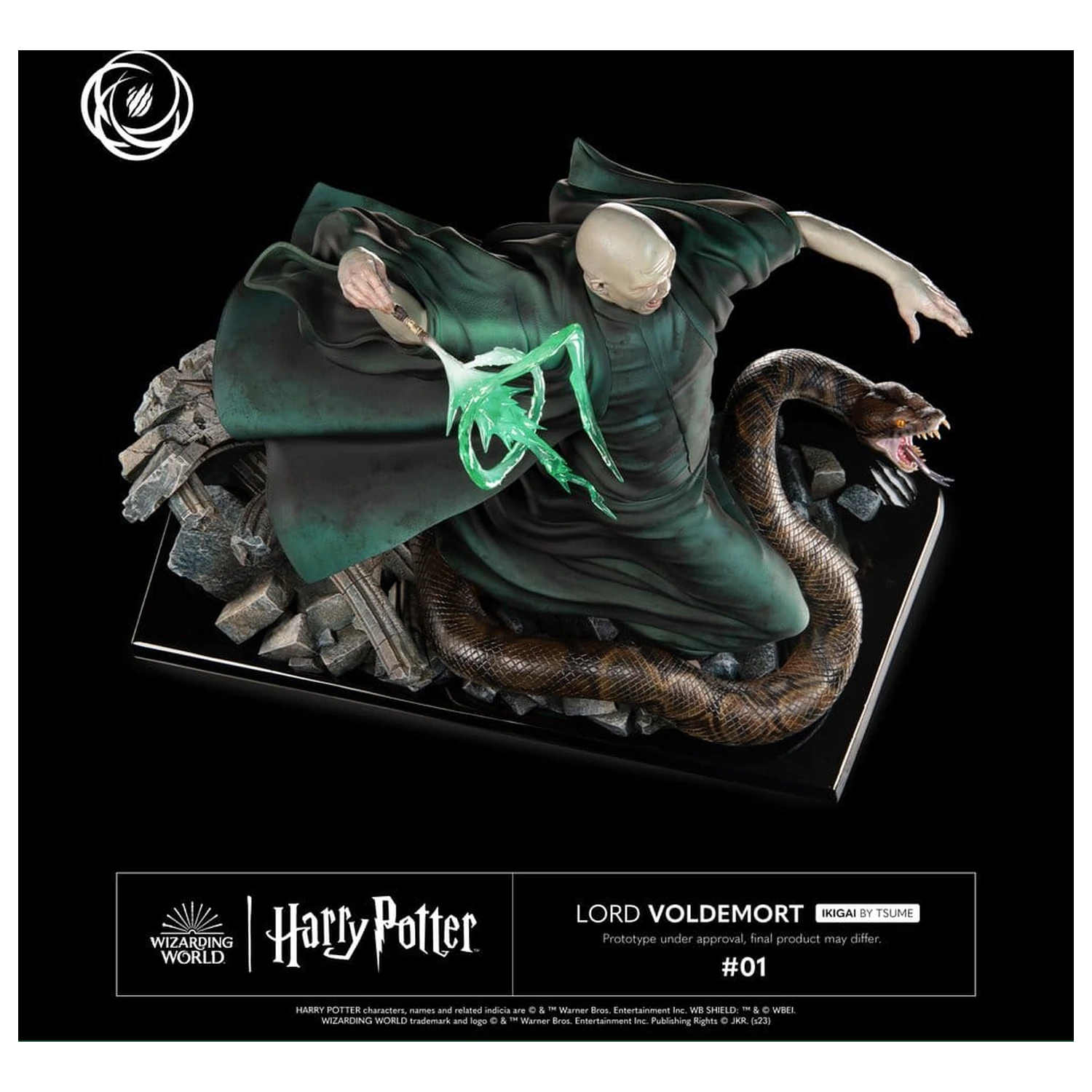 Harry Potter IKIGAI Figure 1/6 Lord Voldemort 32 cm fotografii produktu