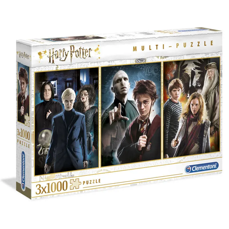 Harry Potter Multi Puzzle s postavičkami (3 x 1000 dílků) fotografii produktu